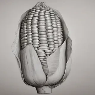 corn drawing