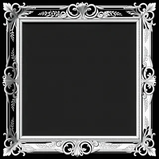 frame clipart black and white