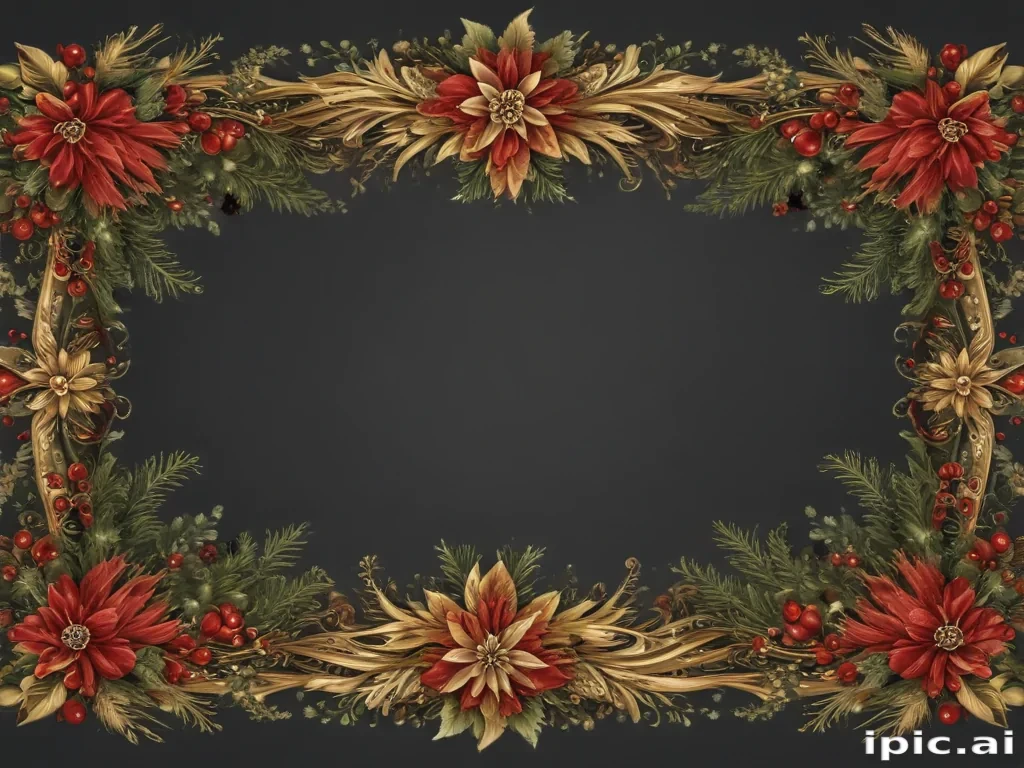 christmas border clipart