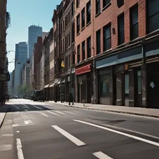 city street background