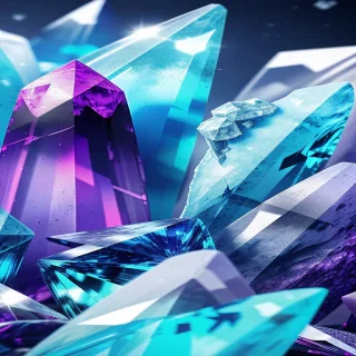 crystals background
