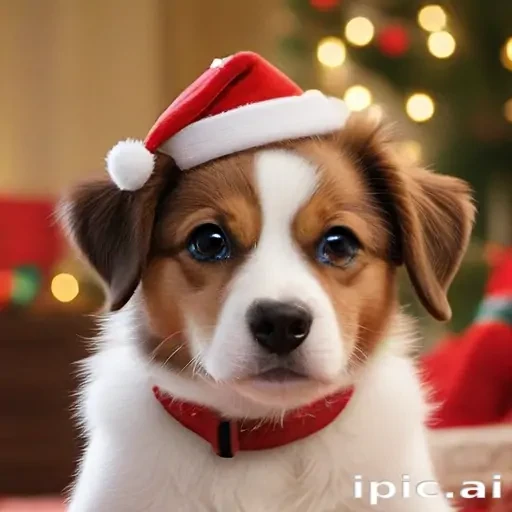 christmas dog wallpaper