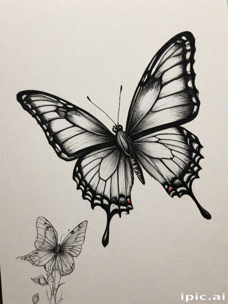 buterfly drawings