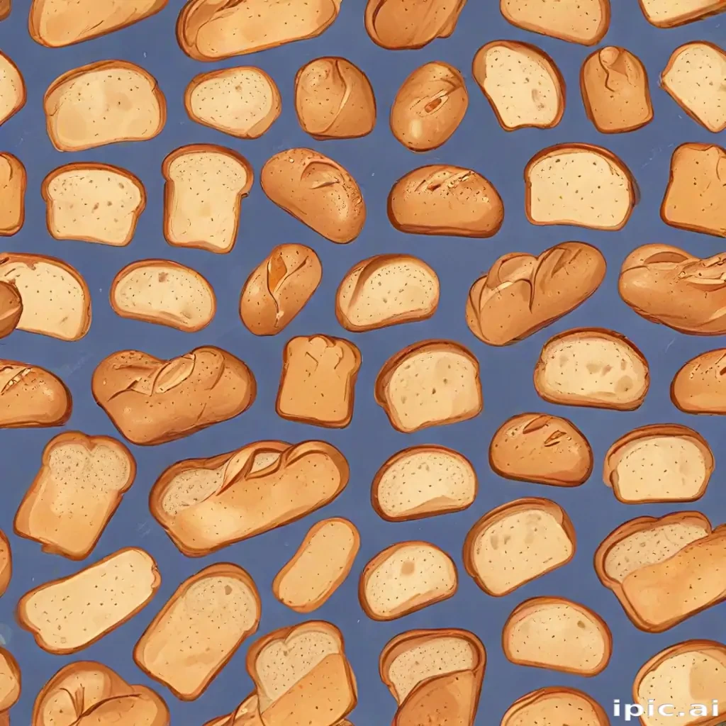 bread in cartoon