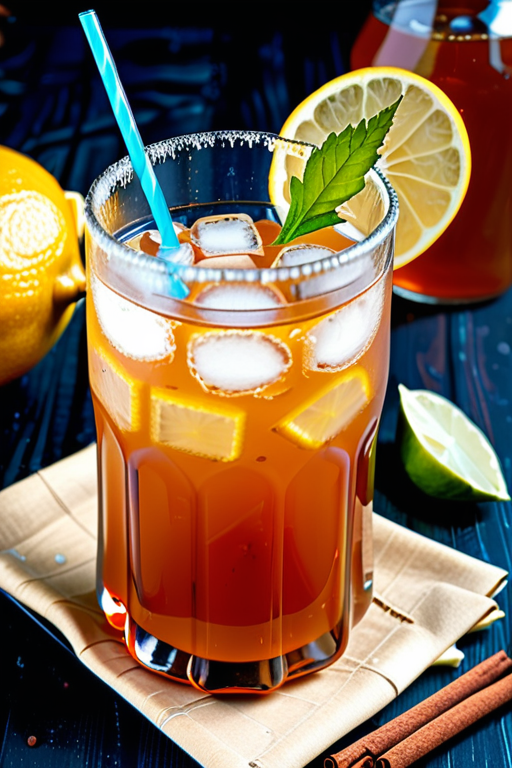 spiced cold drink made with sweetened