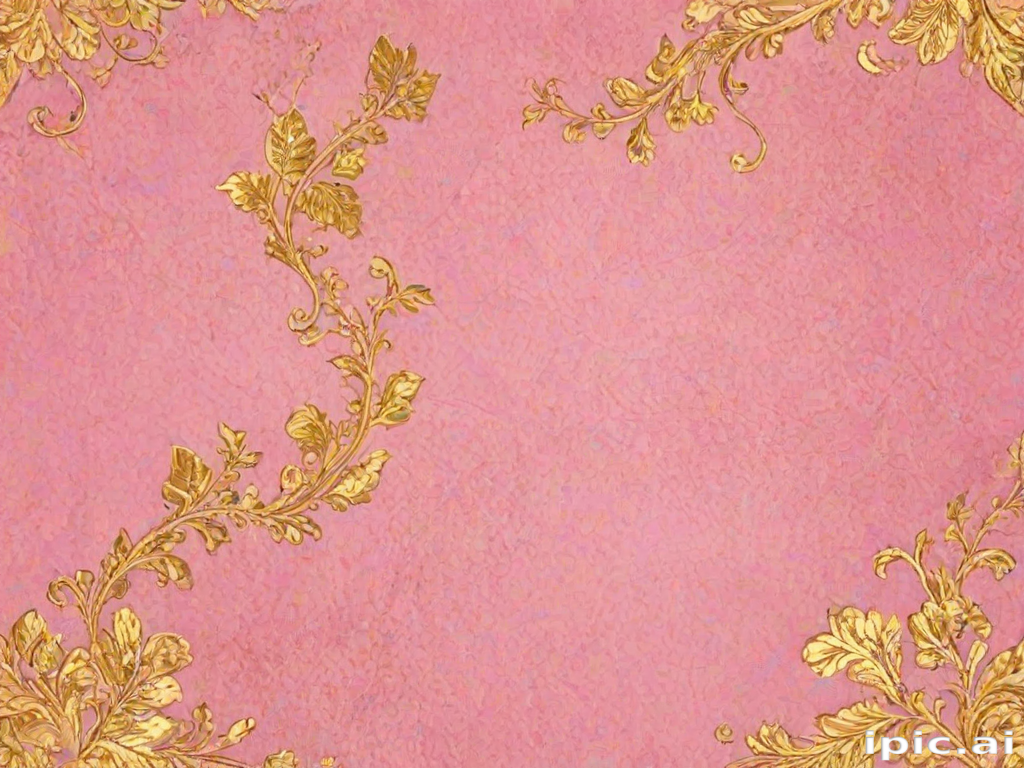 background pink and gold
