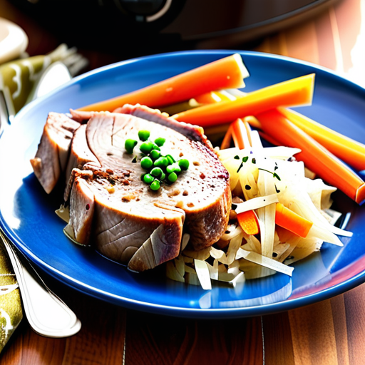 slow cooker pork chops sauerkraut