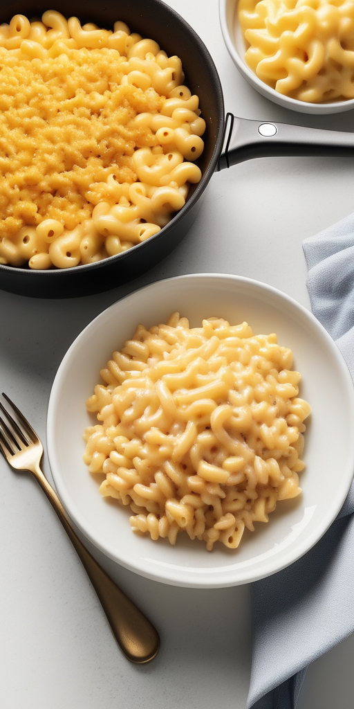 rice and mac and cheese