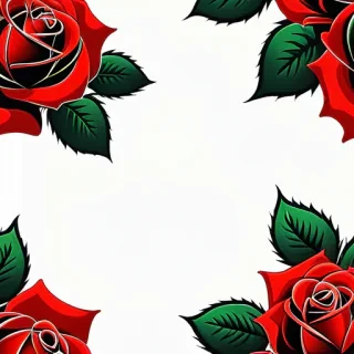 wallpaper with red roses