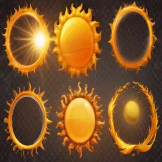 sun clipart transparent background