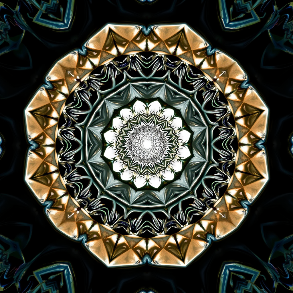 Generate a high-resolution image of an abstract geometric design featuring intricate patterns, using a Canon EOS 5D Mark IV, aperture set to f/2.8, ISO 100, 50mm lens, in a top-down view, with soft light to enhance details and contrast.
