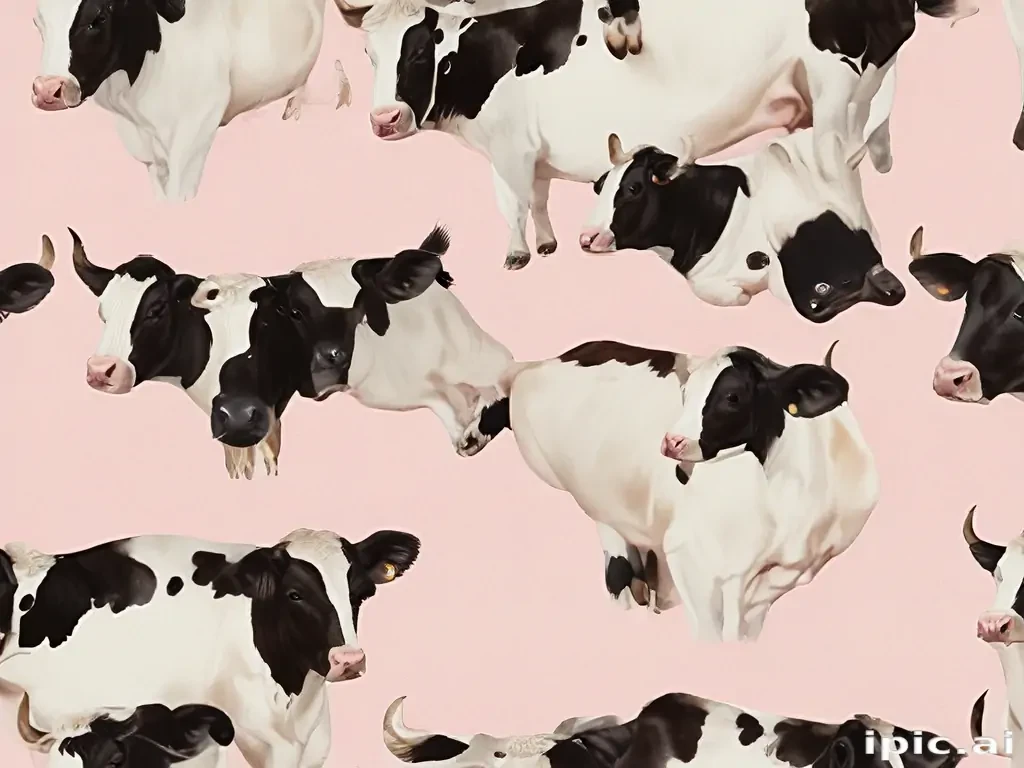 aesthetic cow print wallpaper
