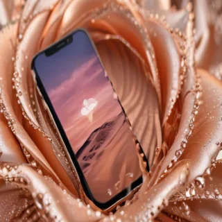 rose gold wallpaper iphone