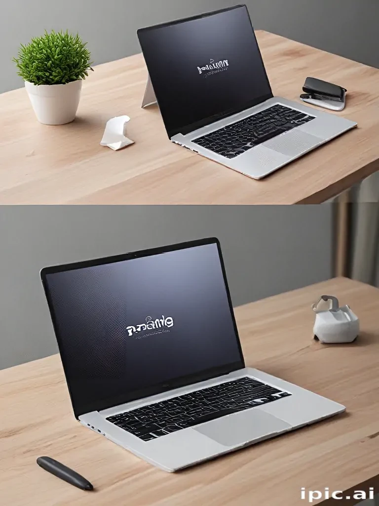 laptop computer mockup
