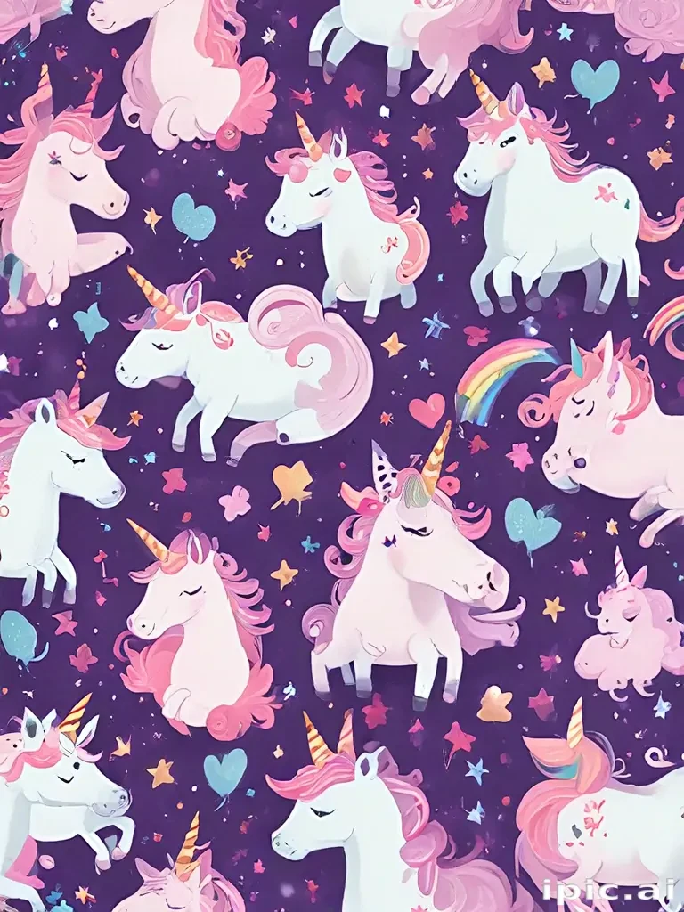 cute unicorn backgrounds