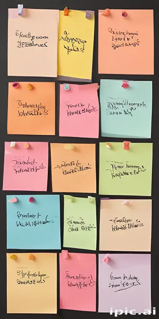 sticky notes png transparent
