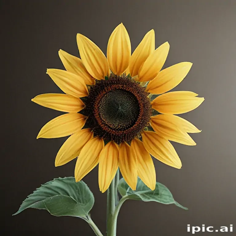 sunflower outline