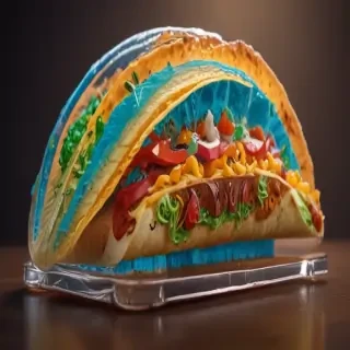transparent taco