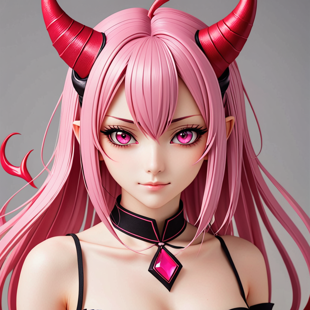 Pink Demon Character Pink Demon Anime Girl: Pink Anime Girl – FYNSR
