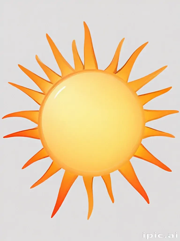 sun clipart no background