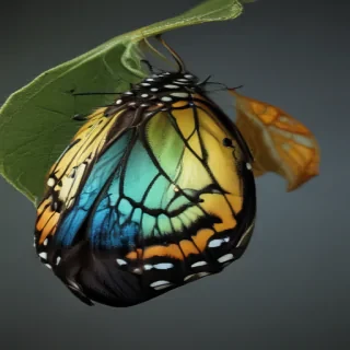 butterfly cocoon png
