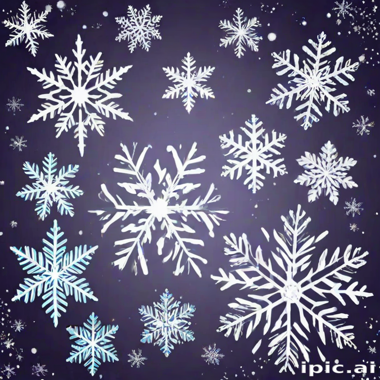 png snowflakes