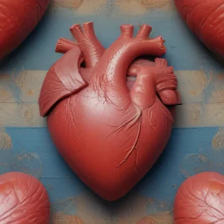 blurry heart