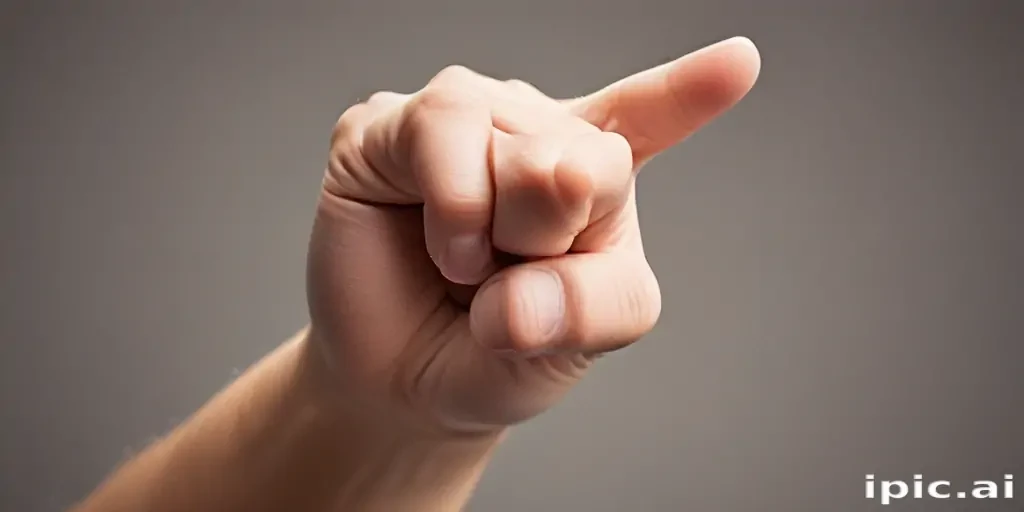 finger pointing at you