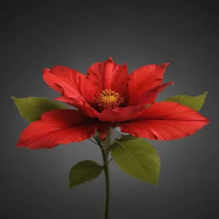 red flower png