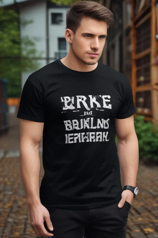 black t shirt mockup free