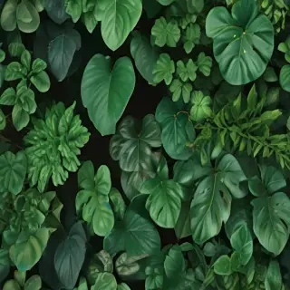 greenery background aesthetic