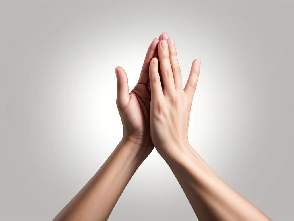 pray hands png