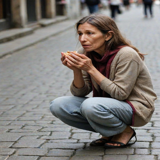 begging