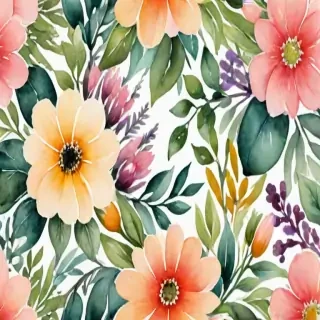 background watercolor flowers