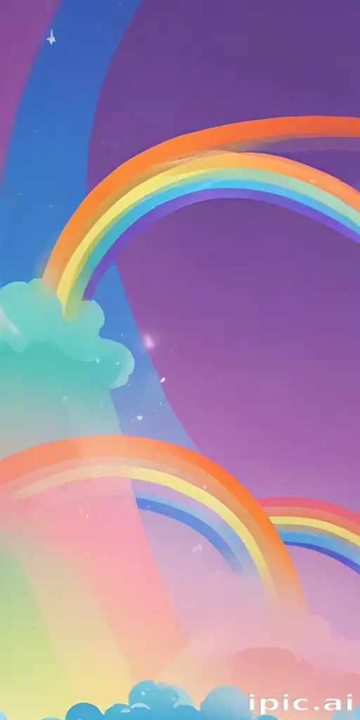 rainbow transparent background