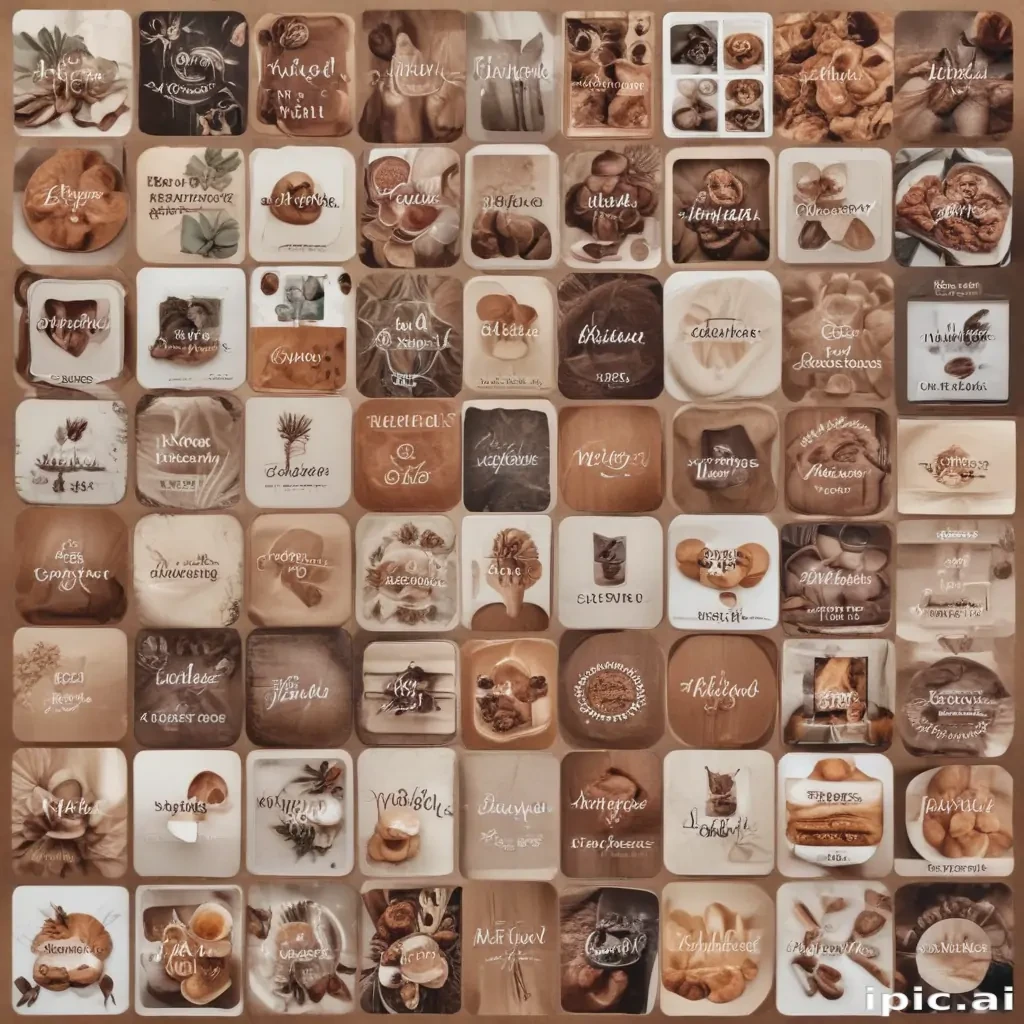 aesthetics brown instagram highlight icons