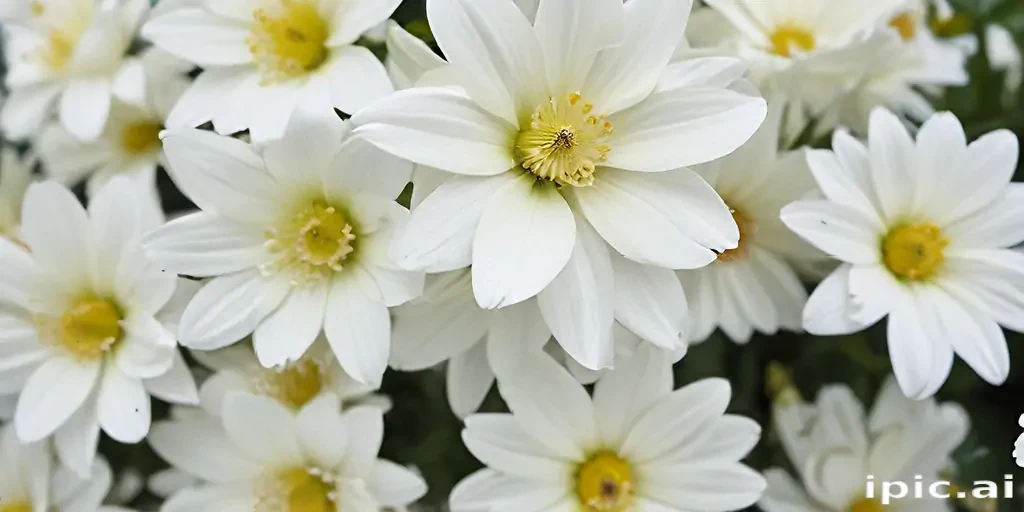 background white flower
