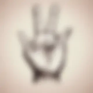 hand heart clipart