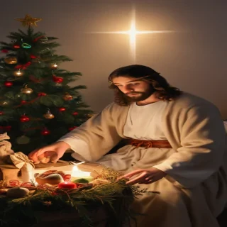 jesus at christmas images