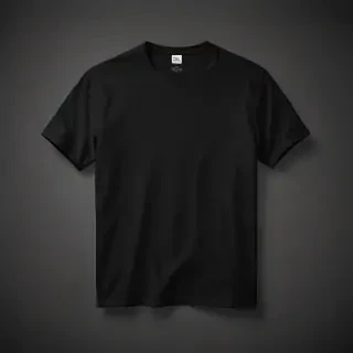 high resolution black t shirt template