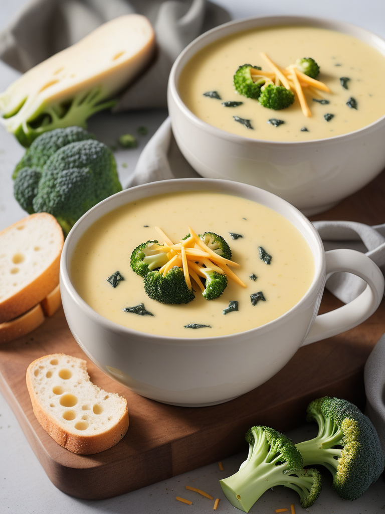what to eat with broccoli cheddar soup