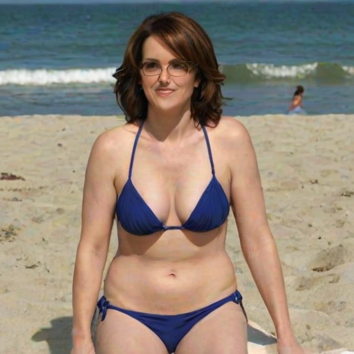 Tina Fey in bikini