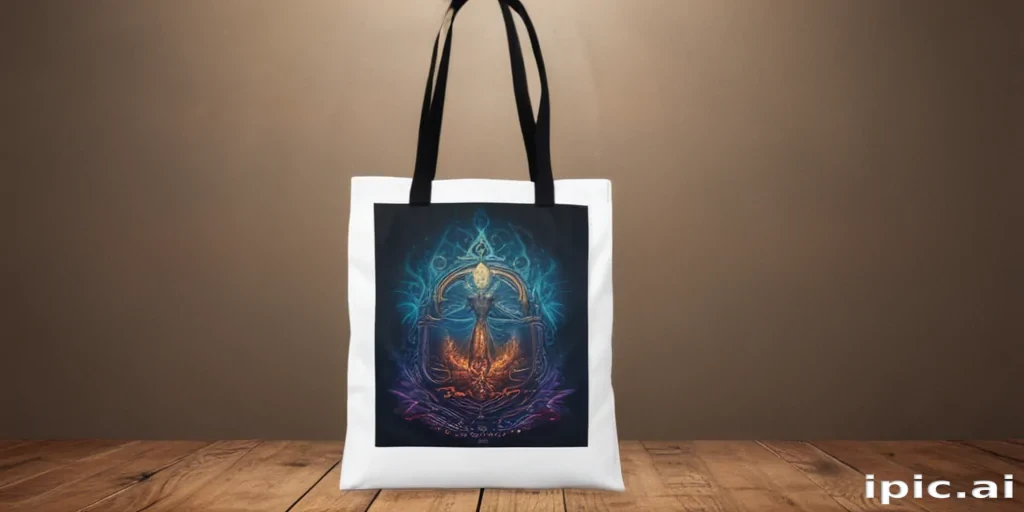 mock up tote bag