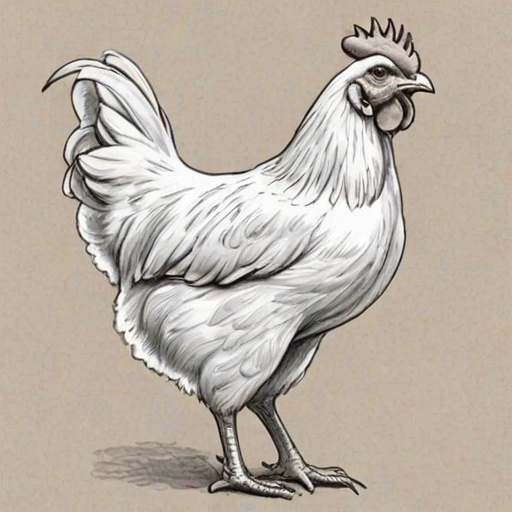 chicken drawing