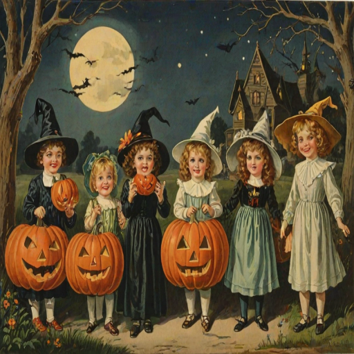 public domain images halloween