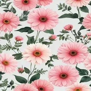aesthetic flowers transparent background