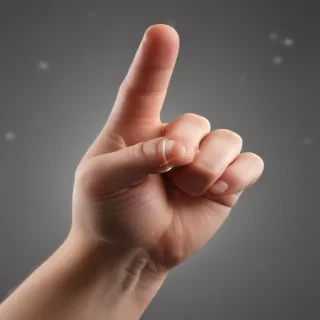 pointing finger png