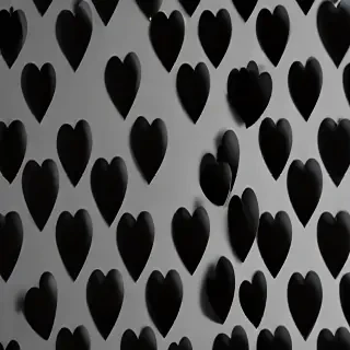 black hearts background
