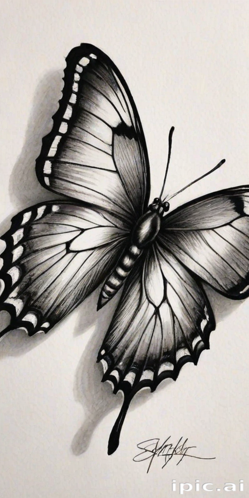 buterfly drawings