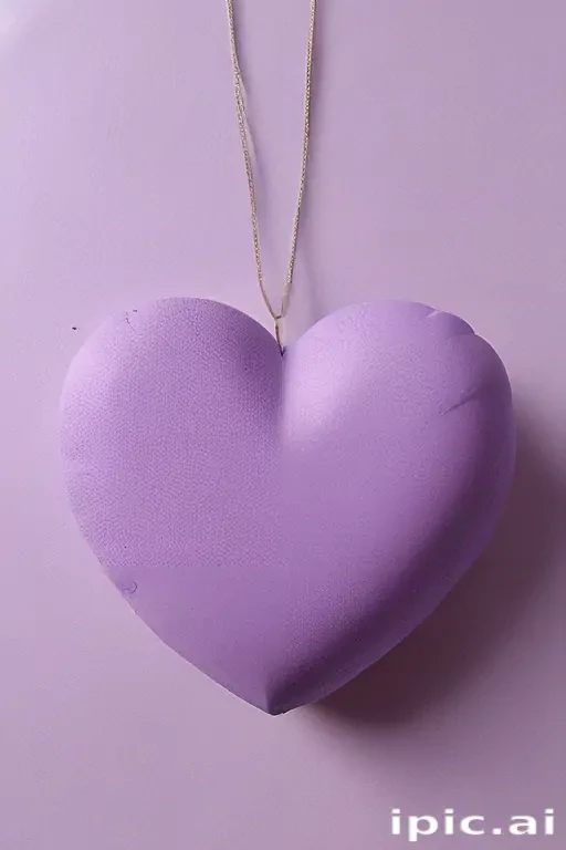 purple aesthetic heart